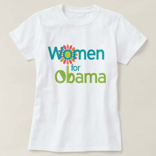 T-shirt Femmes pour Obama (Design devant)