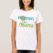 T-shirt Femmes pour Obama (Devant)