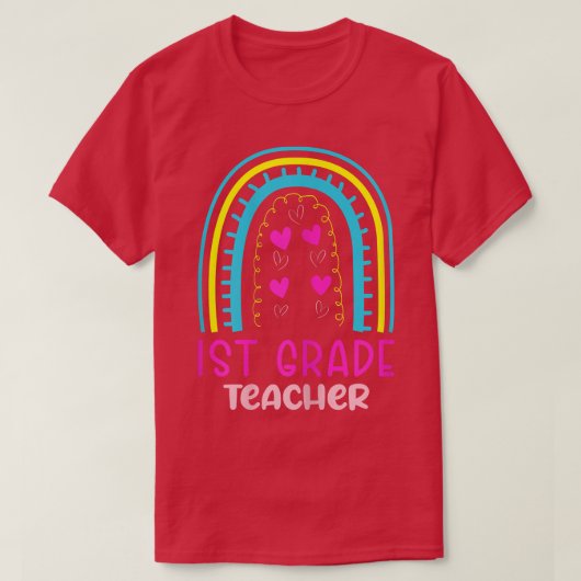 T-shirt Femmes Pré-k Arc-en-ciel Enfant d'éducation de la  (Design devant)