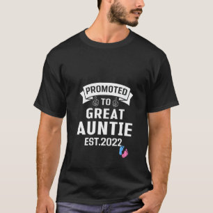 T-shirt Femmes Promues À Grande Tante 2022 Drôle Genre Re