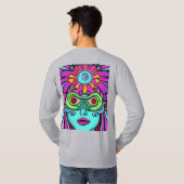 T-SHIRT FEMMES PSICODELIC (Dos entier)