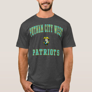 T-shirt Femmes Putnam City West High School Patriots VNeck