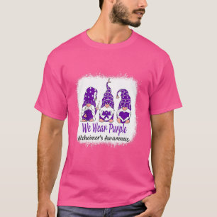 T-shirt Femmes que nous portons Violet Alzheimer