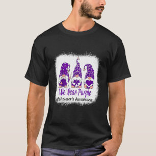 T-shirt Femmes que nous portons Violet Alzheimer