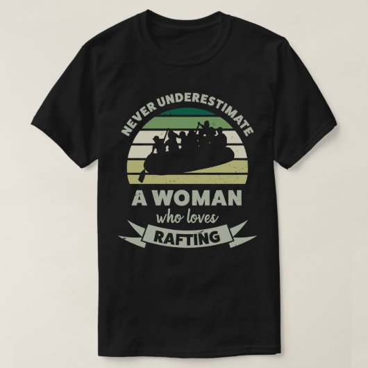 T-shirt Femmes qui aime Rafting Dons Amusants Femme (Design devant)