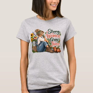 T-shirt Femmes qui aiment le jardinage