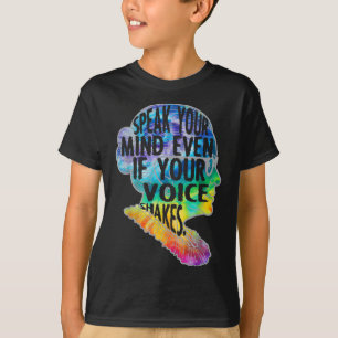 T-shirt Femmes Rbg Exprimez Votre Avis Même Si Votre Voix