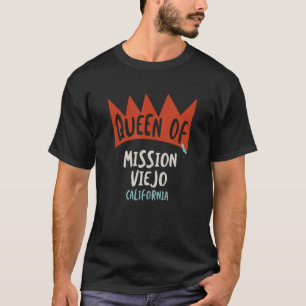 T-shirt Femmes Reine De Mission Viejo California Girls Ca