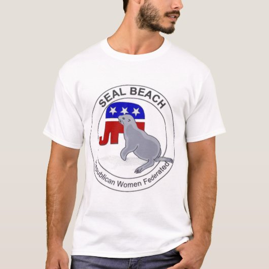 T-shirt Femmes républicaines de plage de joint fédérées (Devant)