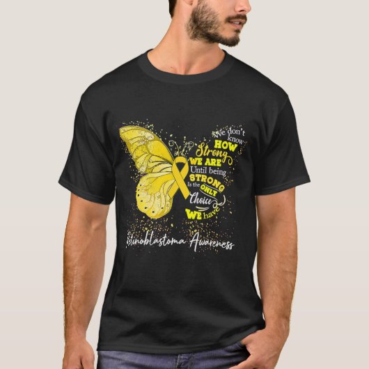 T-shirt Femmes Retinoblastoma Sensibilisation Ribbon jaune (Devant)