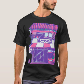 T-shirt Femmes Rétro Japon Japonais Kawaii Anime Aes