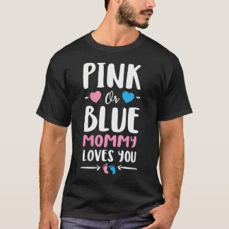 T-shirt Femmes Rose Ou Bleu Maman Aime Vous Chirer Genre R