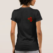 T-shirt Femmes rouges de ketmie de diva d'île (Dos)