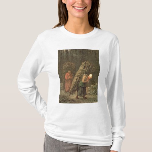 T-shirt Femmes rurales avec la broussaille, c.1858 (Devant)