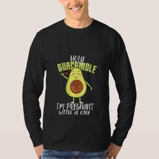 T-shirt Femmes Saint Guacamole Enceinte Fille Révéler bébé