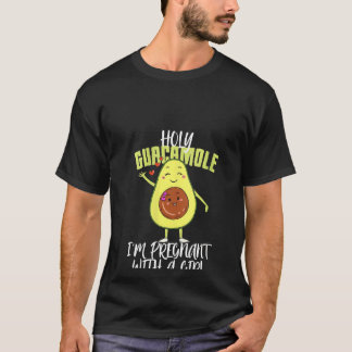 T-shirt Femmes Saint Guacamole Enceinte Fille Révéler bébé