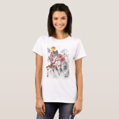 T-shirt Femmes Sakura Blossom Blanc (Devant entier)
