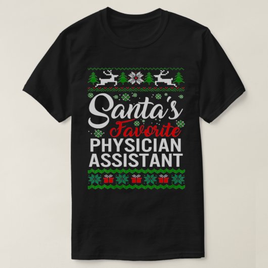 T-shirt Femmes Santas Médecin favori Assistant Christa (Design devant)