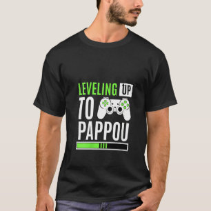 T-shirt Femmes Se Levelant Jusqu'À Pappou Jeu Révélation D