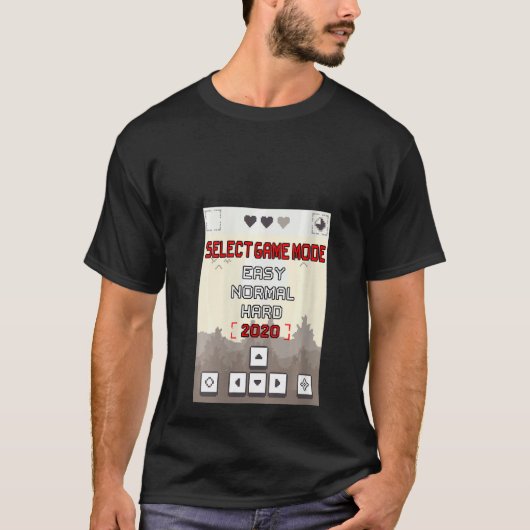 T-shirt Femmes Select Mode Jeu Easy Normal Normal 2020 Pou (Devant)