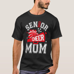 T-shirt Femmes Senior 2023 Cheer Mom Pom-pom girl Parent C