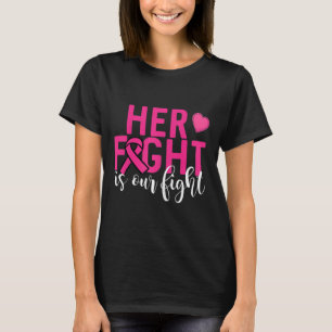 T-shirt Femmes Sensibilisation au cancer du sein Sa lutte