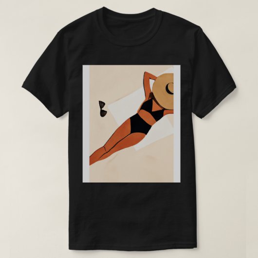 T-shirt Femmes Sommerhat Bikini (Design devant)