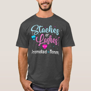T-shirt Femmes Staches ou cils promus à maman Genre R