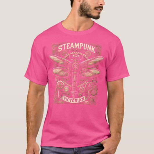 T-shirt Femmes Steampunk Dragonfly Victorian Art Mechanica (Devant)