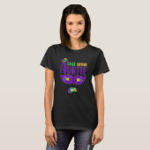 T-shirt Femmes Tante Gras Squad Mardi Gras Jester (Devant entier)
