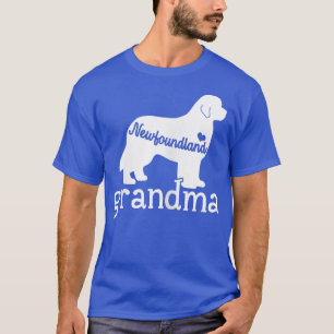 T-shirt FEMMES Terre-Neuve Grandma Cadeaux mignonnes Terre