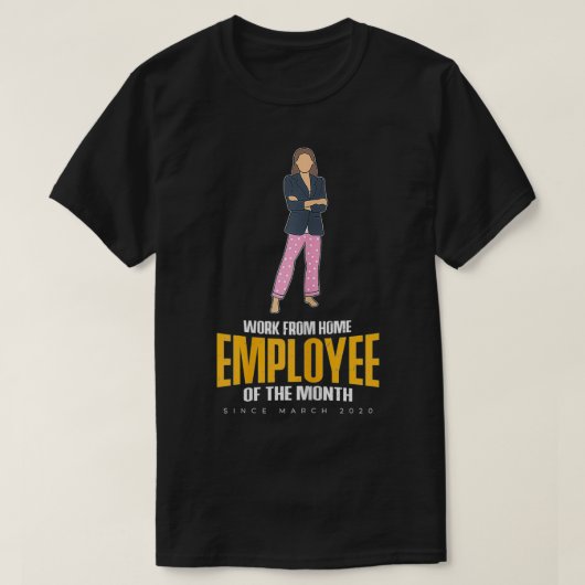 T-shirt Femmes Travail Drôle De L'Employé À Domicile Du Mo (Design devant)