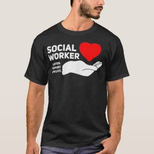 T-shirt Femmes Travailleuses sociales T pour femmes Cadeau