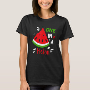T-shirt Femmes Un Dans Un Melon Watermelon Bonjour Vibes É