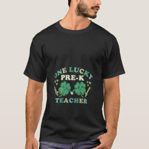 T-shirt Femmes Une Lucky PréK Enseignant St Patrick Day Gr