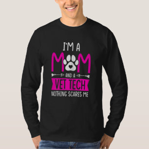 T-shirt Femmes Vet Tech Maman Vétérinaire Vétérinaire Vété