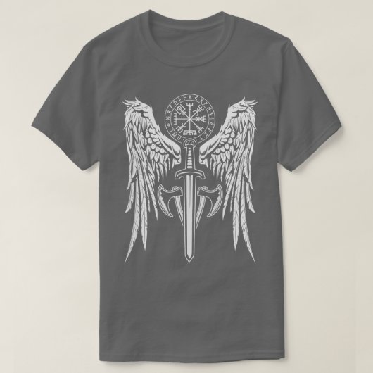 T-shirt Femmes Viking Valhalla Valkyrie Ailes Norse Mythol (Design devant)