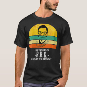 T-shirt Femmes Vintage RBG célèbre Ruth Bader Ginsburg P