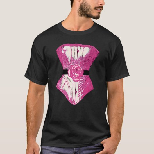 T-shirt Femmes violet Rose look (Devant)