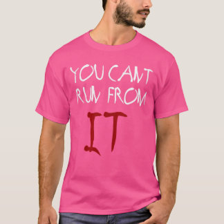 T-shirt Femmes Vous ne pouvez pas fuir l'Horreur VNeck ami