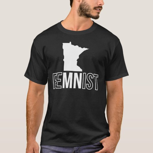 T-shirt FeMNist - pour l'obscurité (Devant)