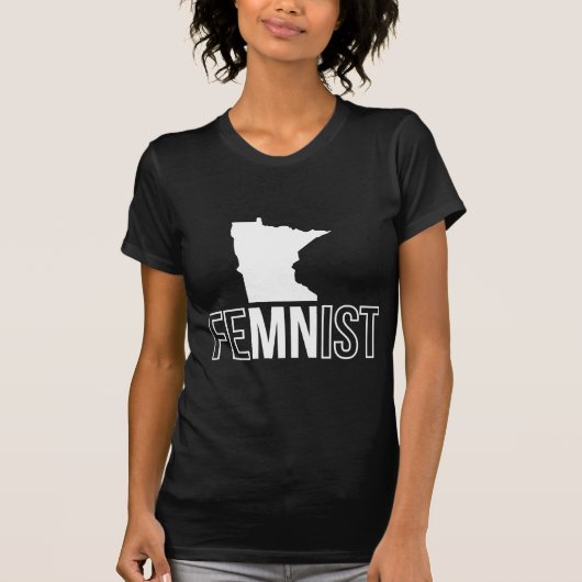 T-shirt FeMNist - pour l'obscurité (Devant)