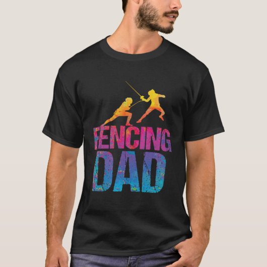 T-shirt Fencing dad Sword Fighting Fencer 2 (Devant)