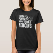 T-shirt Fencing saying fencing trainer outfit fencing spor (Devant)