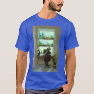 T-shirt Fenêtre avec aquariums