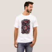 T-shirt Fenêtre dépeignant des scènes (Devant entier)