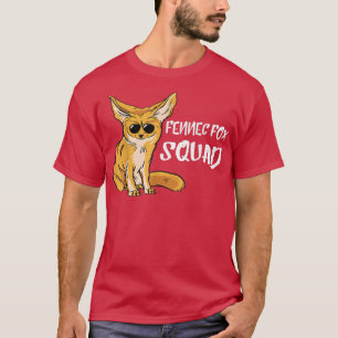 T-shirt Fennec Fo Squad Sunglass Team Desert Animal Ears L