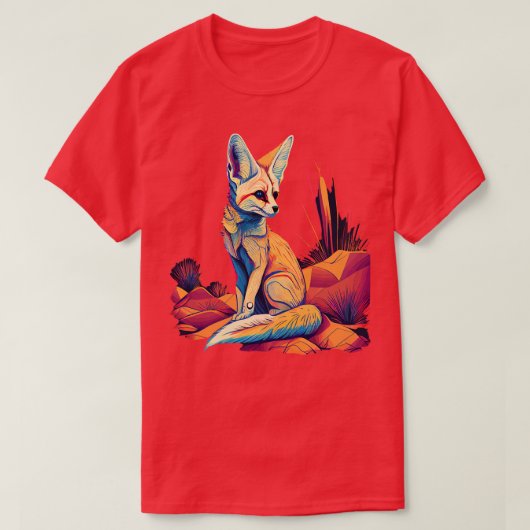 T-shirt Fennec Fox (Design devant)
