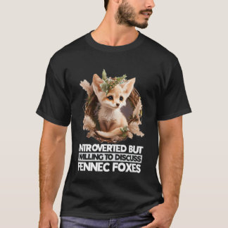 T-shirt Fennec Fox Cute Fennic Foxes Fenec Animal Fox 1