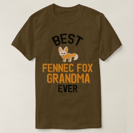 T-shirt Fennec Fox Grand-mère (Design devant)